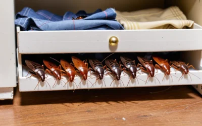 Como acabar com baratas no armário da cozinha?